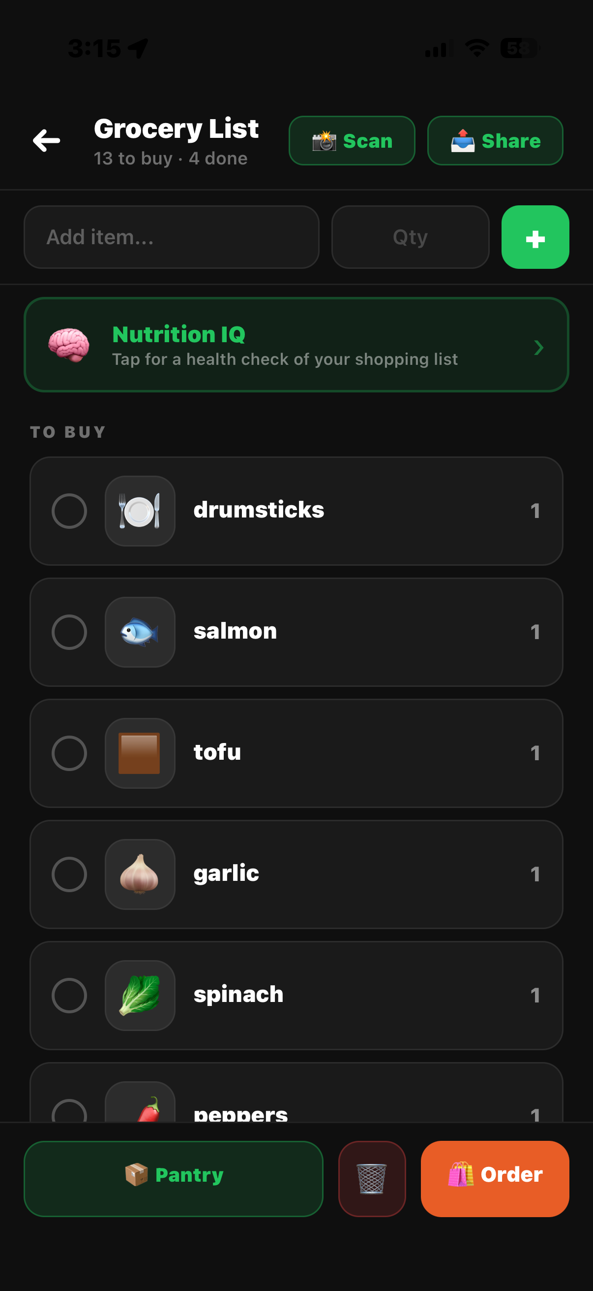 Shopping List