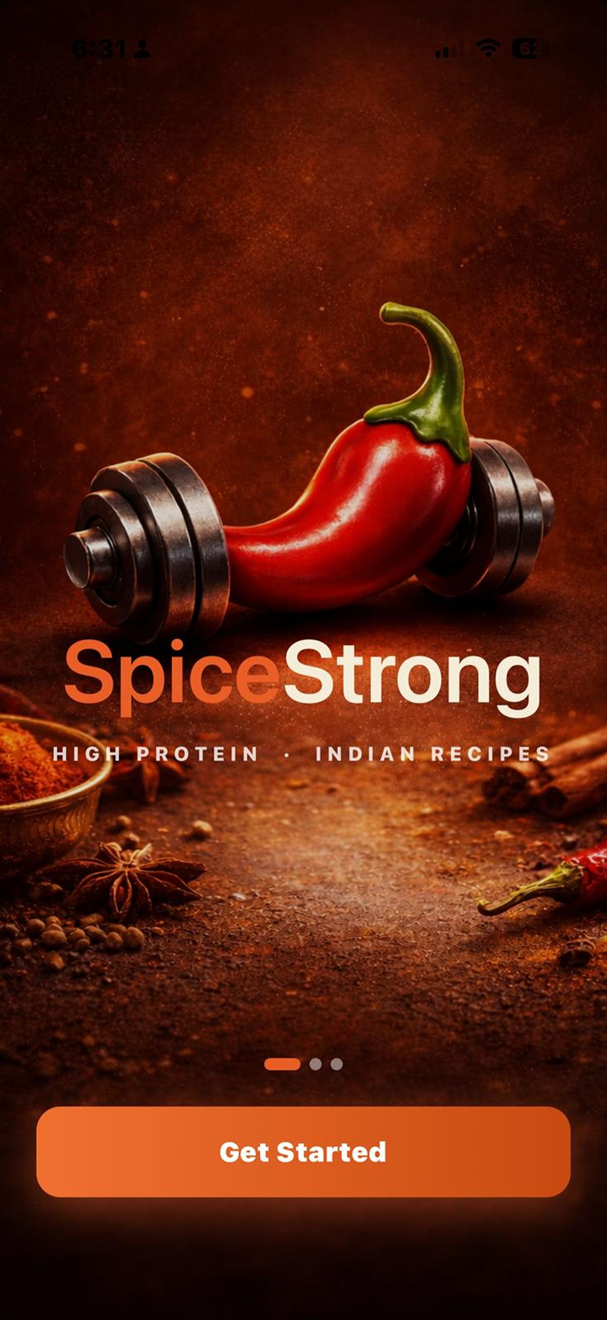 SpiceStrong App